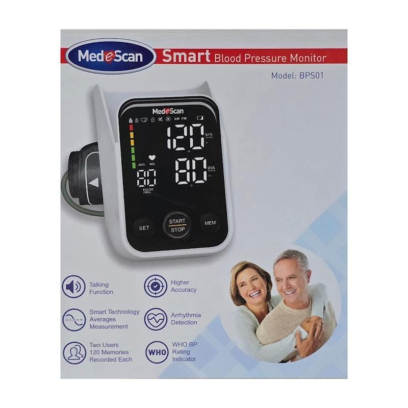 MedeScan Blood Pressure Advanced Monitoring Kit Smart BP Monitor + Oximeter Bundle