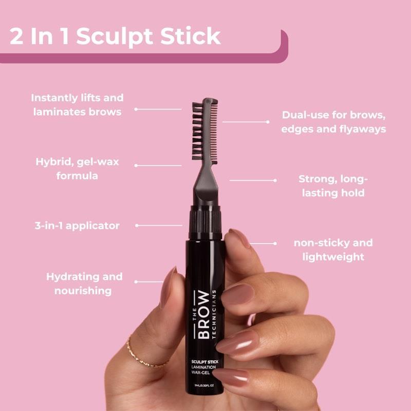The Brow Technicians 2 In 1 Lamination Sculpt Stick For Brows And Edges 9ml