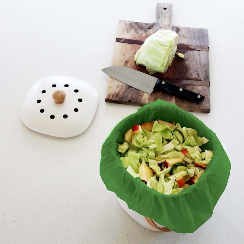 Ecopack 8L Compostable Bin Liners Green Bundle XSmall 4 Rolls/120 Bags
