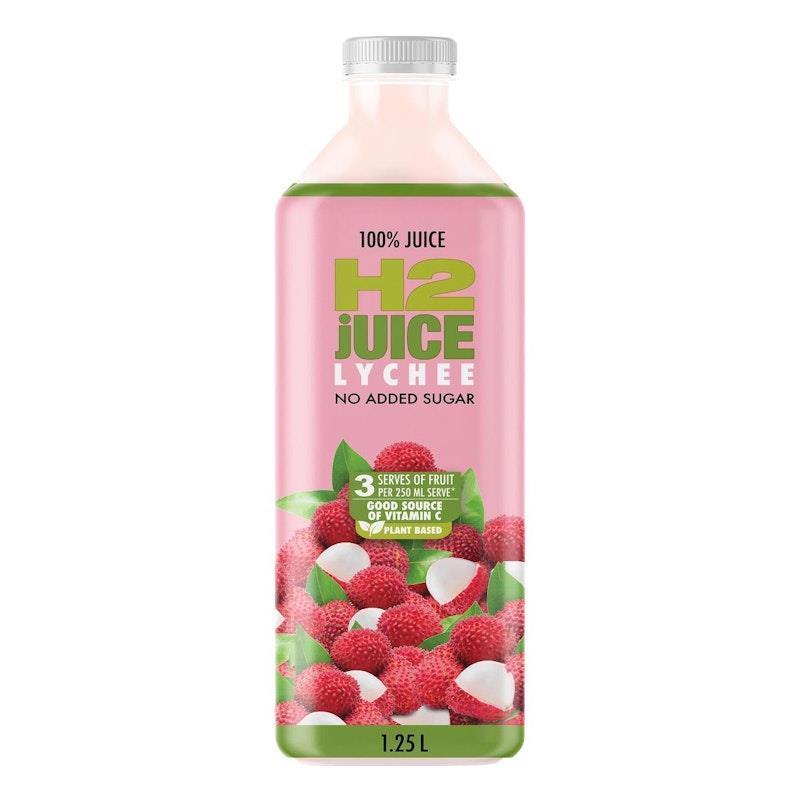 H2 Juice 1.25L Lychee 6Pack