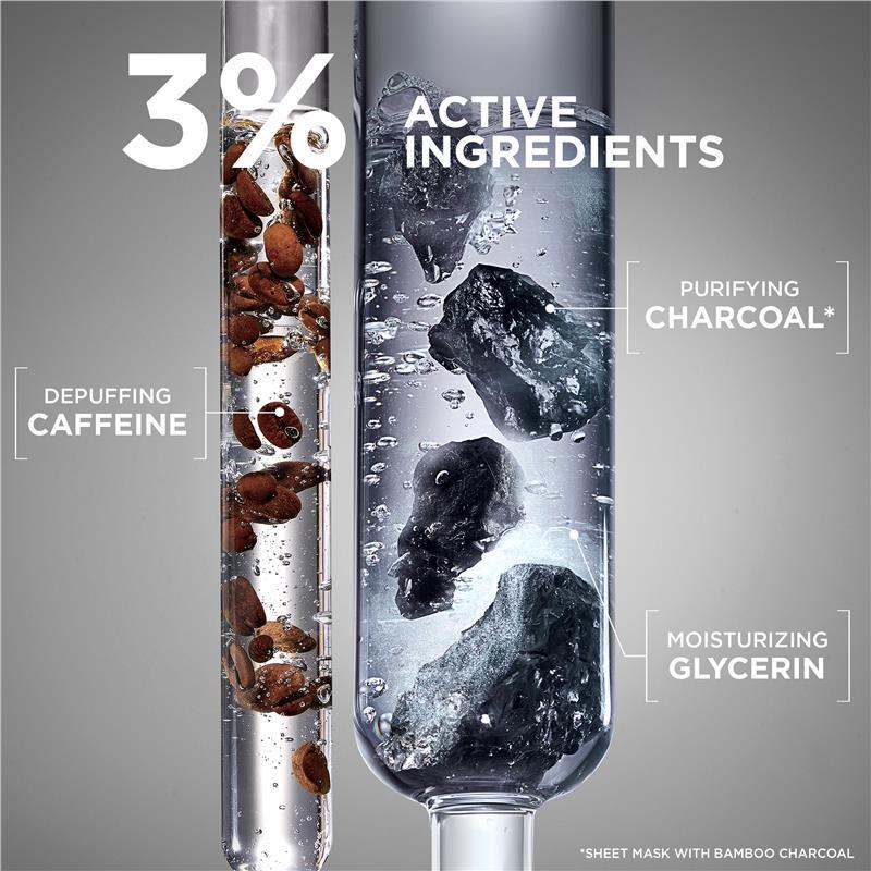 Garnier SkinActive Charcoal + Caffeine Eye Mask 20ml