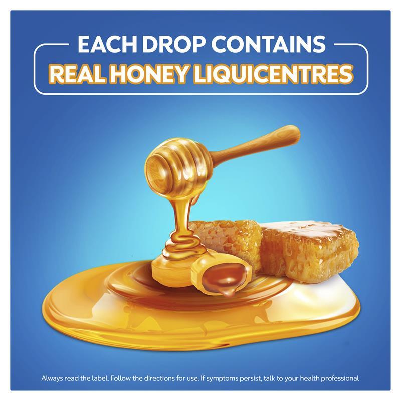 Vicks VapoDrops Xtra Soothing Honey Centre Lozenges 16 Pack