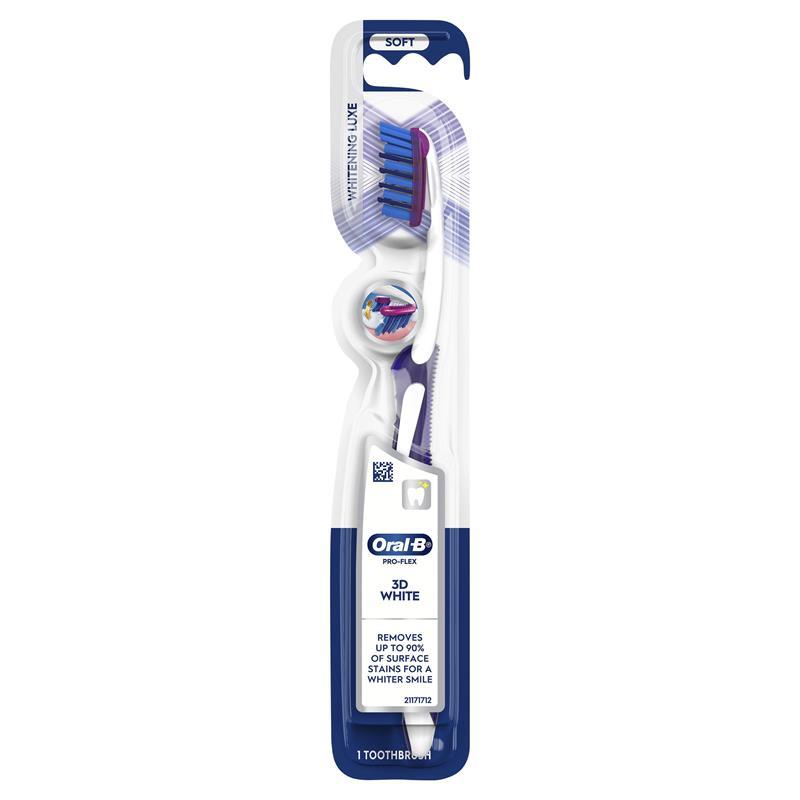Oral B Toothbrush 3D White Pro-Flex Whitening Luxe Manual