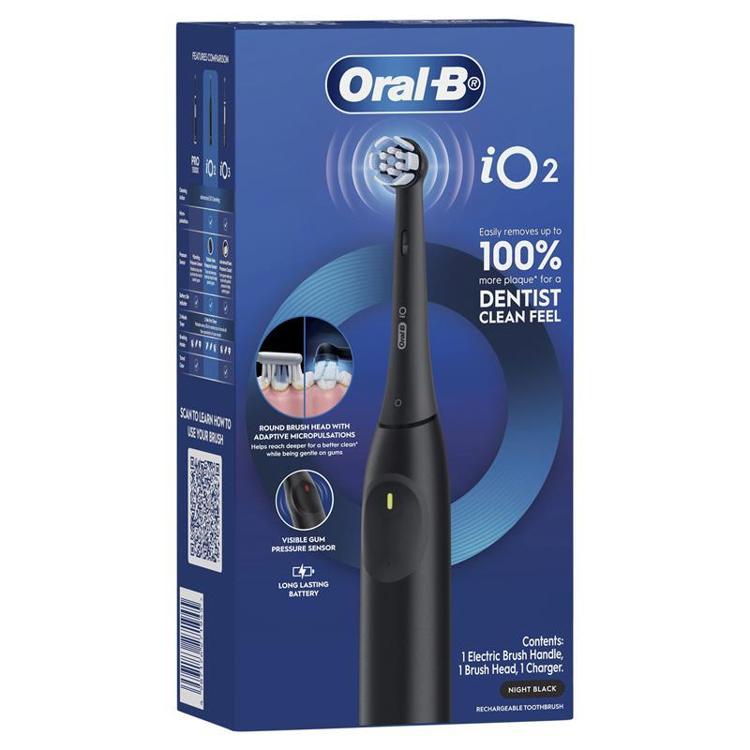 Buy Oral B Power Toothbrush iO 2 Series Black online at Chemist Warehouse