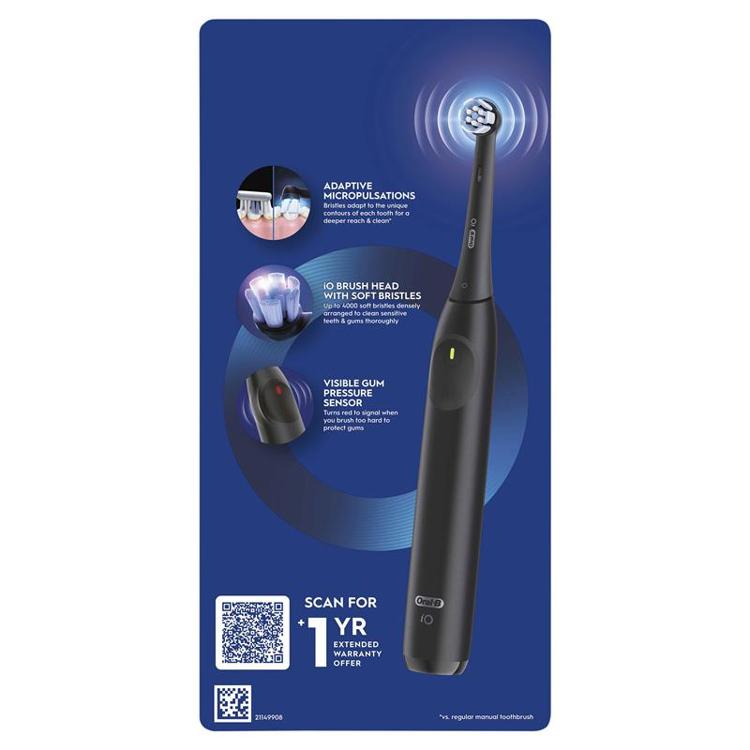 Buy Oral B Power Toothbrush iO 2 Series Black online at Chemist Warehouse