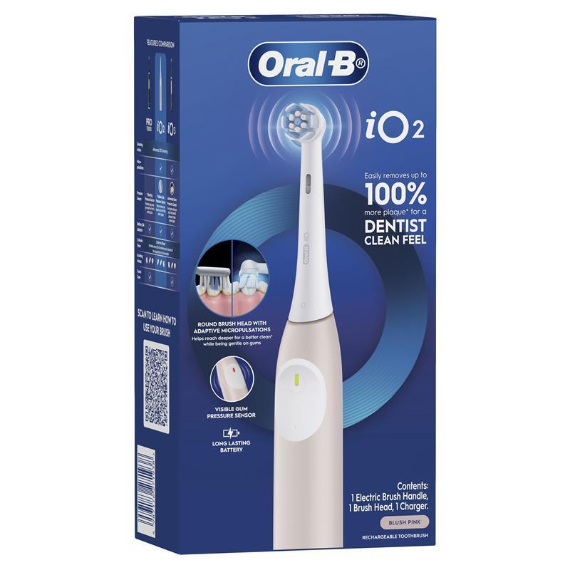 Buy Oral B Power Toothbrush iO 2 Series Blush Pink online at Chemist ...