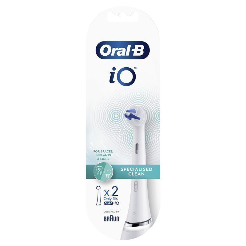 Buy Oral B Power Toothbrush iO Specialised Clean Refills White 2 Pack ...