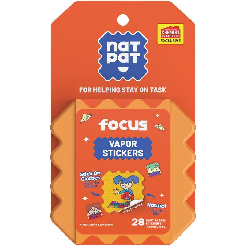 Buy NatPat Kids Focus Stickers 28 Patches online at Chemist Warehouse