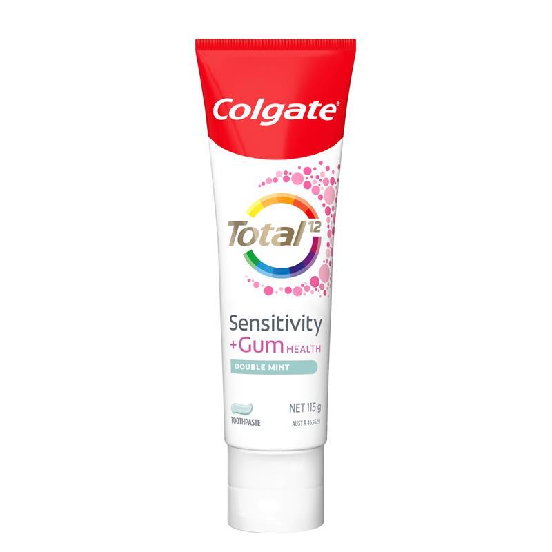 Colgate Toothpaste Total Sensitivity & Gum Double Mint 115g