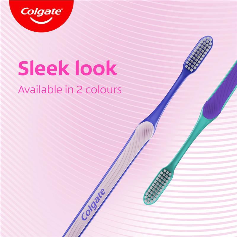 Colgate Toothbrush Slim Soft Orthodontic Exclusive Ultra Soft Bristles