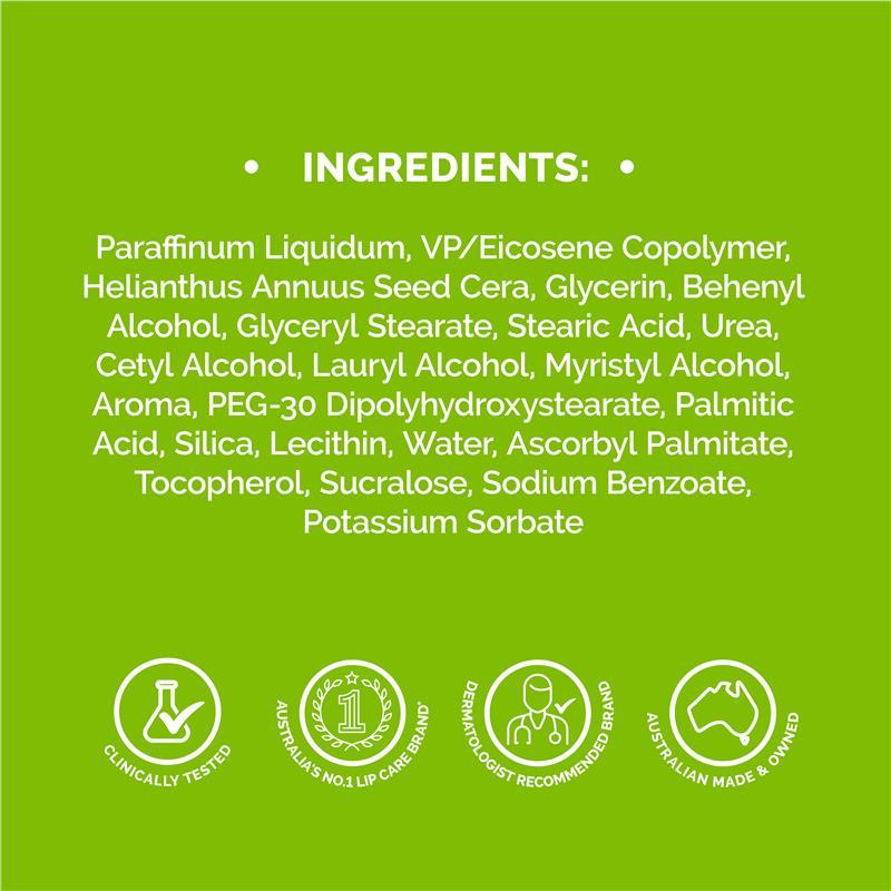 Dermal Therapy Lip Balm Stick Green Apple 4.8g