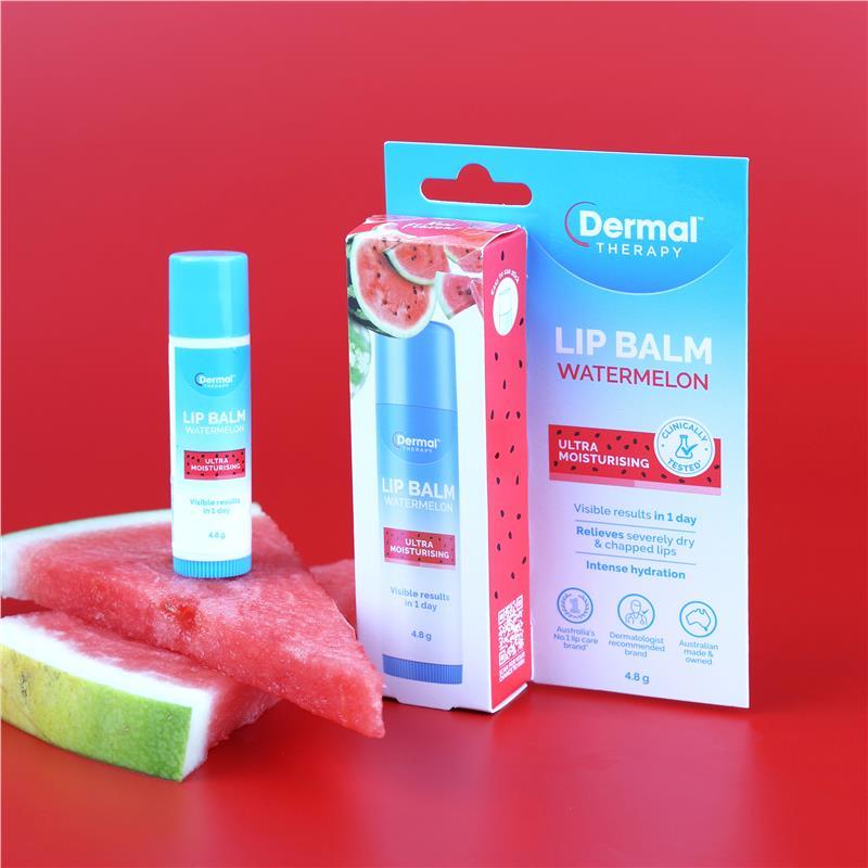 Dermal Therapy Lip Balm Stick Watermelon 4.8g