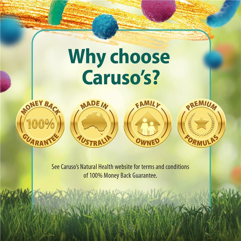 Carusos Poo Eze Probiotic 60 Capsules