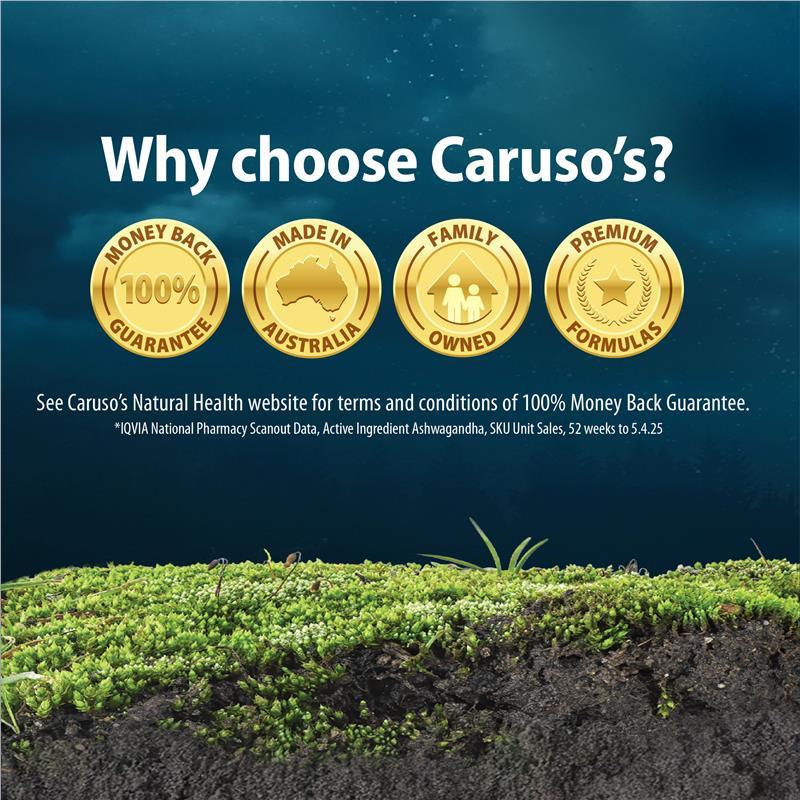Carusos Super Magnesium + Ashwagandha 42 Tablets