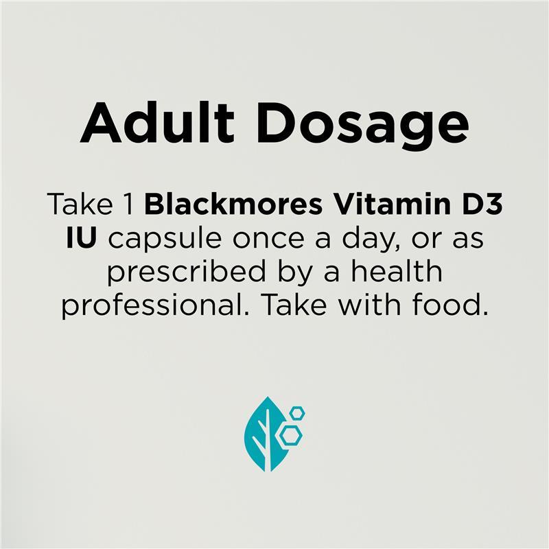 Blackmores Vitamin D3 1000IU 130 Capsules