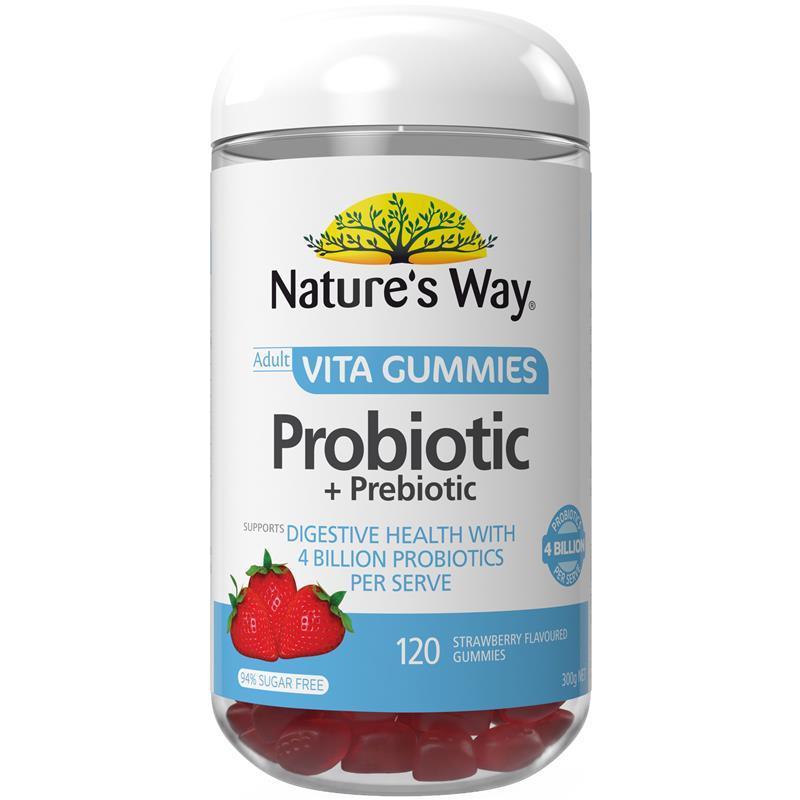 Nature's Way Adult Vita Gummies Probiotic & Prebiotic 100 pack