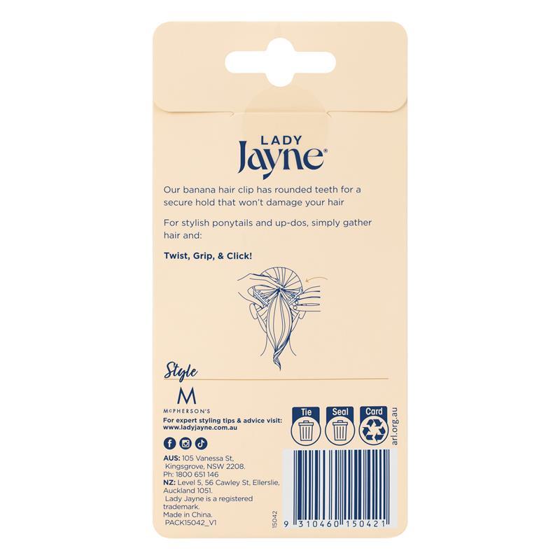 Lady Jayne Banana Clip Small