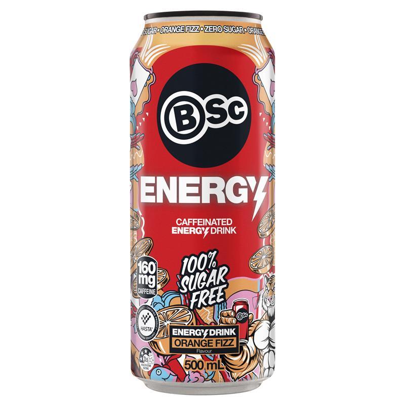 BSc Energy Drink Orange Fizz 500ml