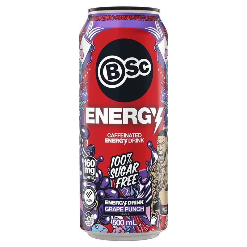 BSc Energy Drink Grape Punch 500ml