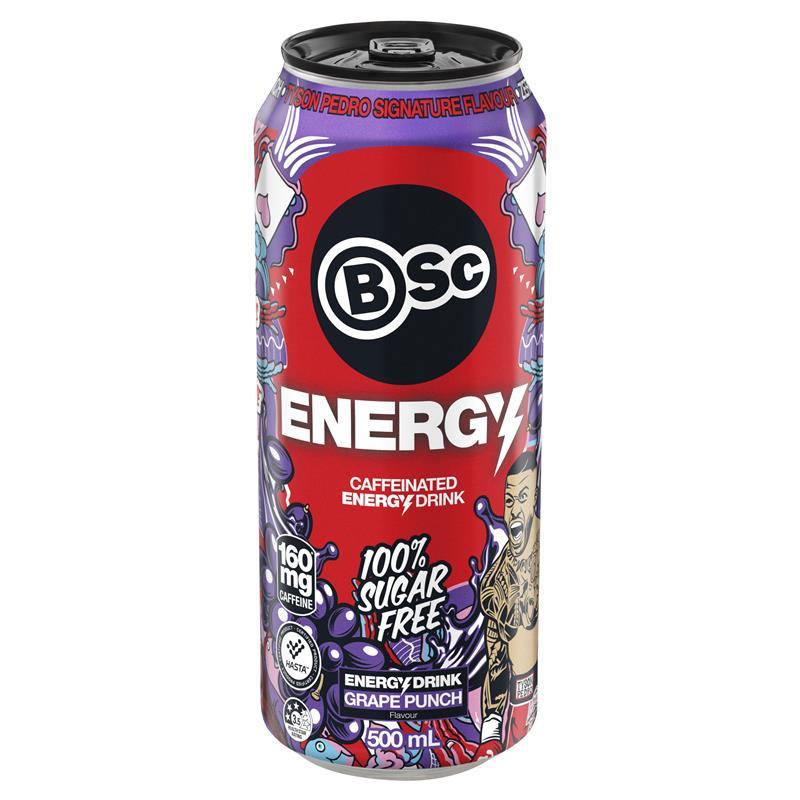 BSc Energy Drink Grape Punch 500ml