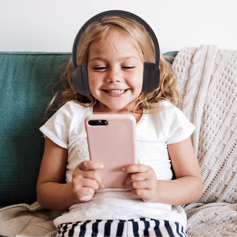 Laser ANC Kids Wireless Headphones - Volume-Limited Black