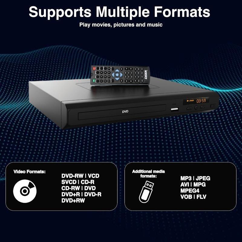 Laser DVD Player Multi-Region HDMI, Composite Video and USB 1 Unit