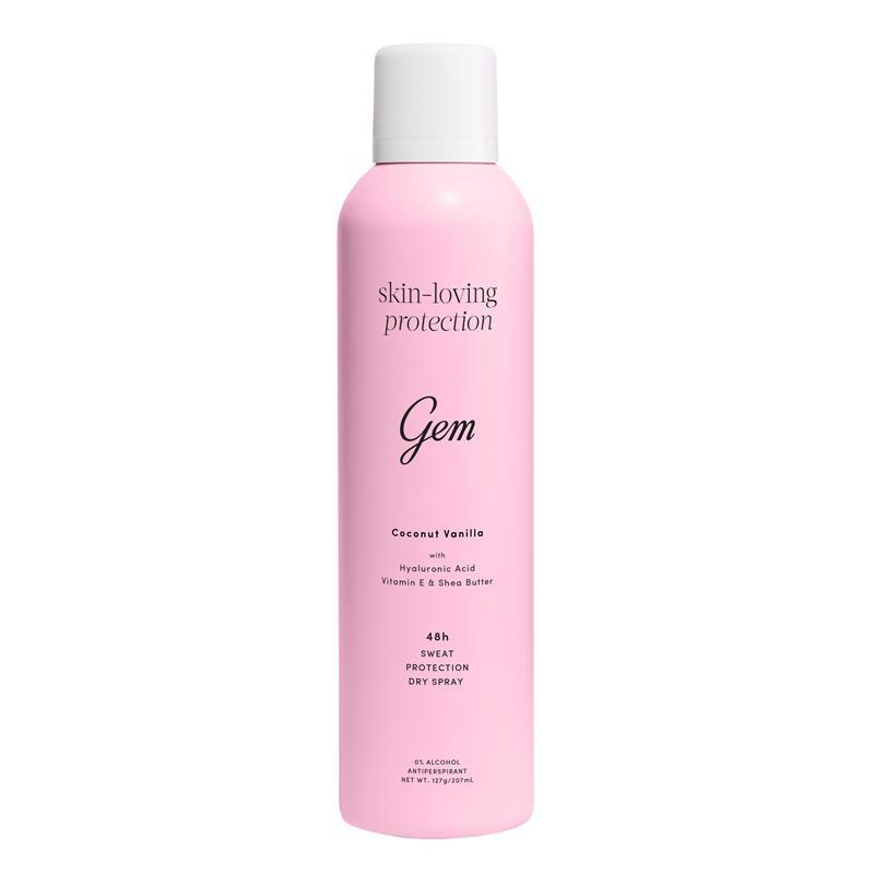 Gem Skin-Loving Antiperspirant Deodorant Aerosol Coconut Vanilla 207ml