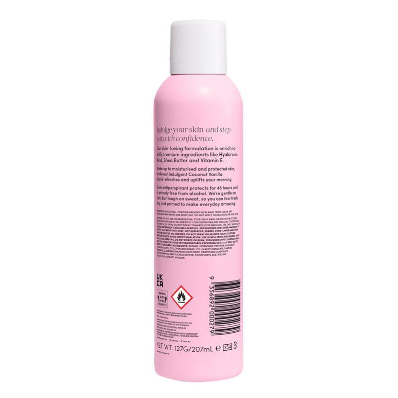 Gem Skin-Loving Antiperspirant Deodorant Aerosol Coconut Vanilla 207ml