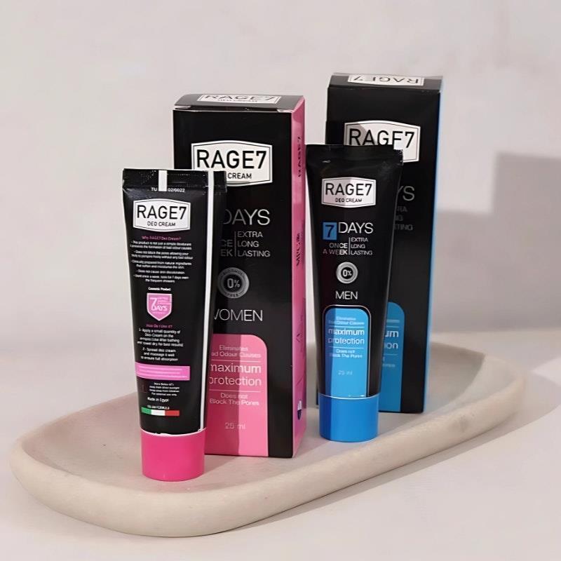 RAGE7 Deo Cream - 25ml Women Trio Pack