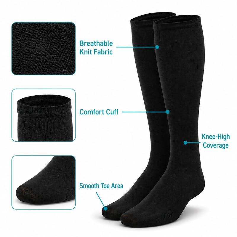 Living Today Compression Socks 2 Pack Travel Work Everyday Support - S/M