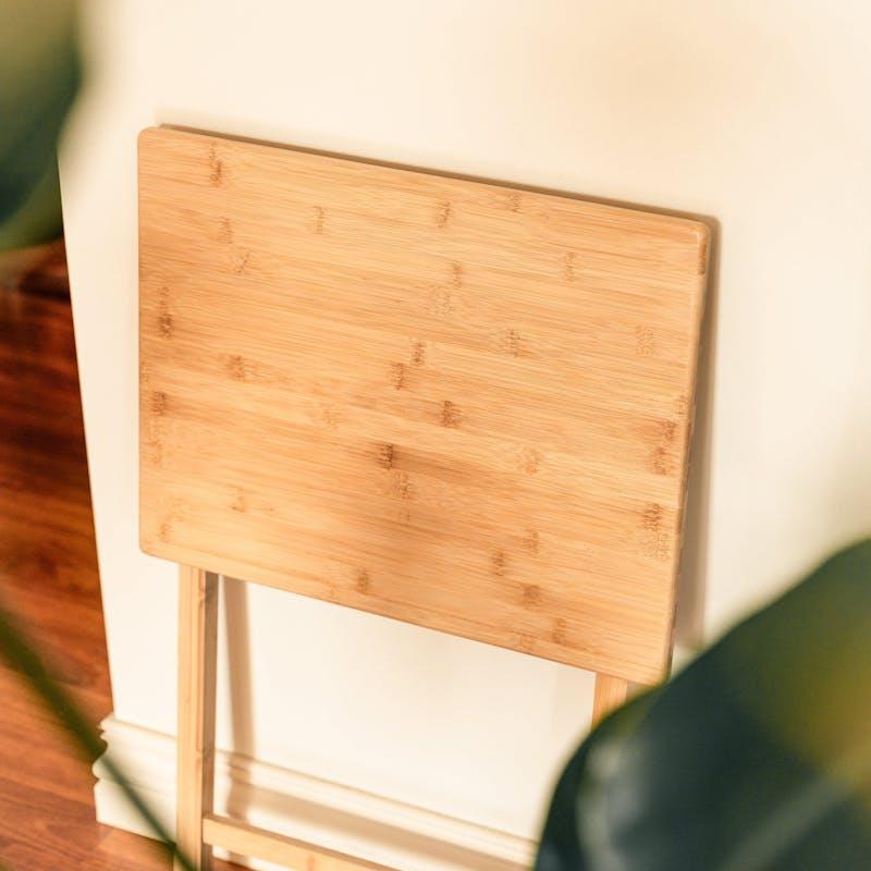 Living Today Bamboo  Folding Tv Tray & Snack Table 1Unit