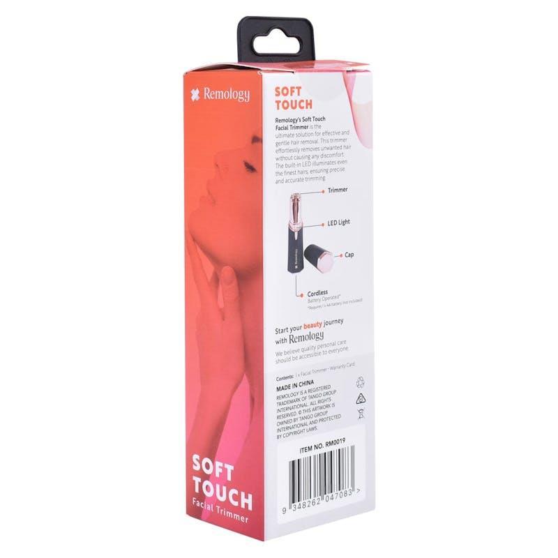 Remology Soft Touch Women's Facial Hair Remover with LED Light Precision Trimmer 1Unit