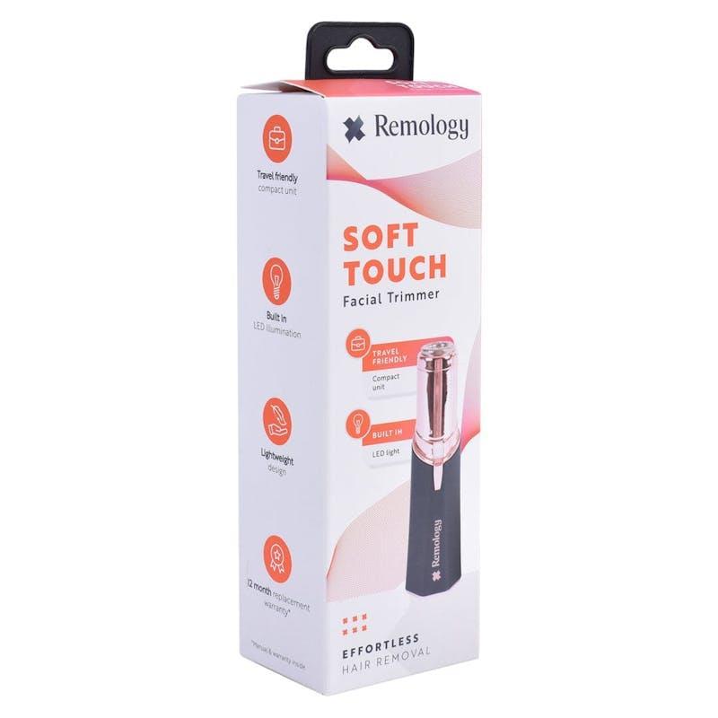 Remology Soft Touch Women's Facial Hair Remover with LED Light Precision Trimmer 1Unit