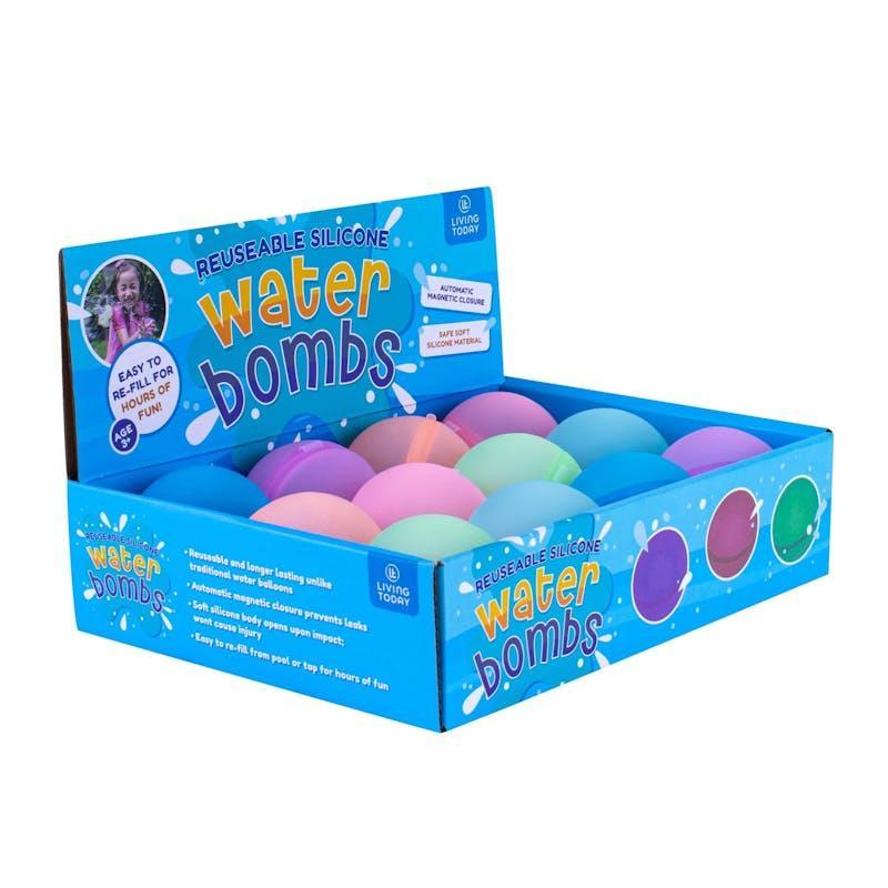 Living Today 12pc Magnetic Closure Silicone Water Bombs 1Unit