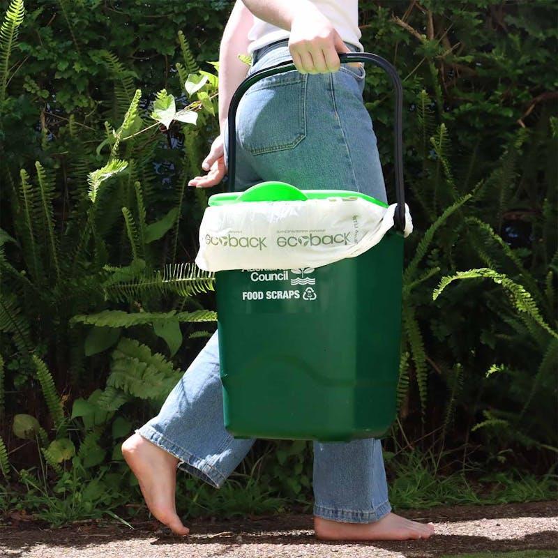 Ecopack 36L Compostable Bin Liners Bundle Large 4 Rolls/60 Bags