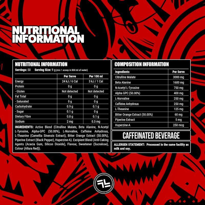 Faction Labs Disorder Original - 50 serves Red Russian