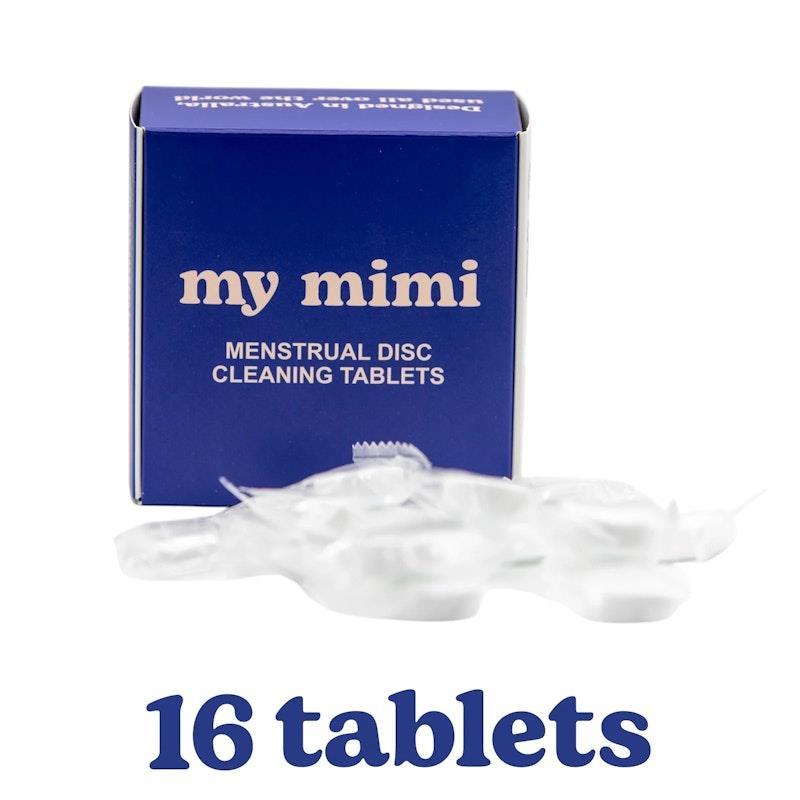 my mimi Menstrual Disc Cleaning Tablets 16 Pack
