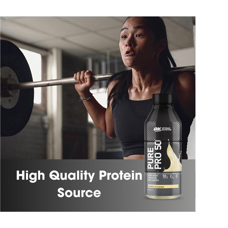 Optimum Nutrition Pure Pro 50 Vanilla 508ml
