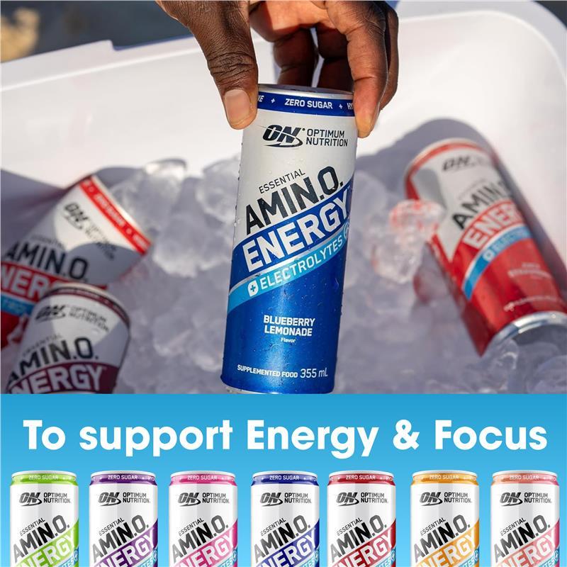 Optimum Nutrition Amino Energy Sparkling + Electrolytes Watermelon 355ml