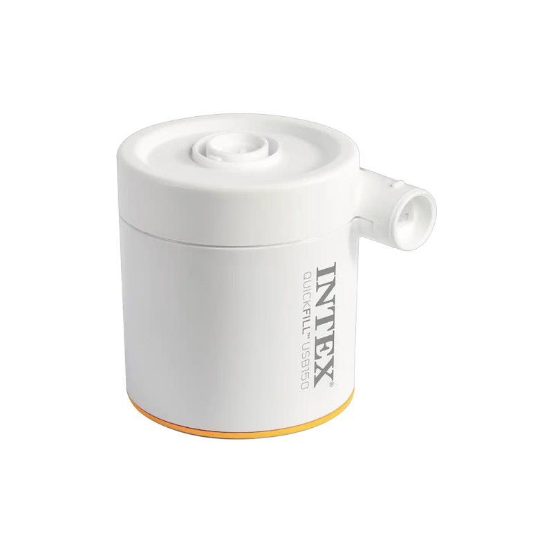 Intex Dura-Beam Prestige Mid-Rise Inflatable Airbed with USB Pump Cream Queen