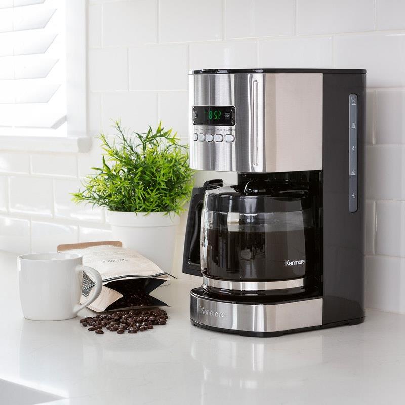 Kenmore 12-Cup Drip Coffee Machine Black