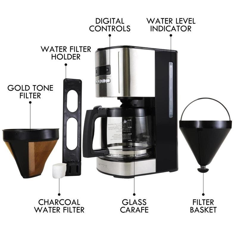 Kenmore 12-Cup Drip Coffee Machine Black