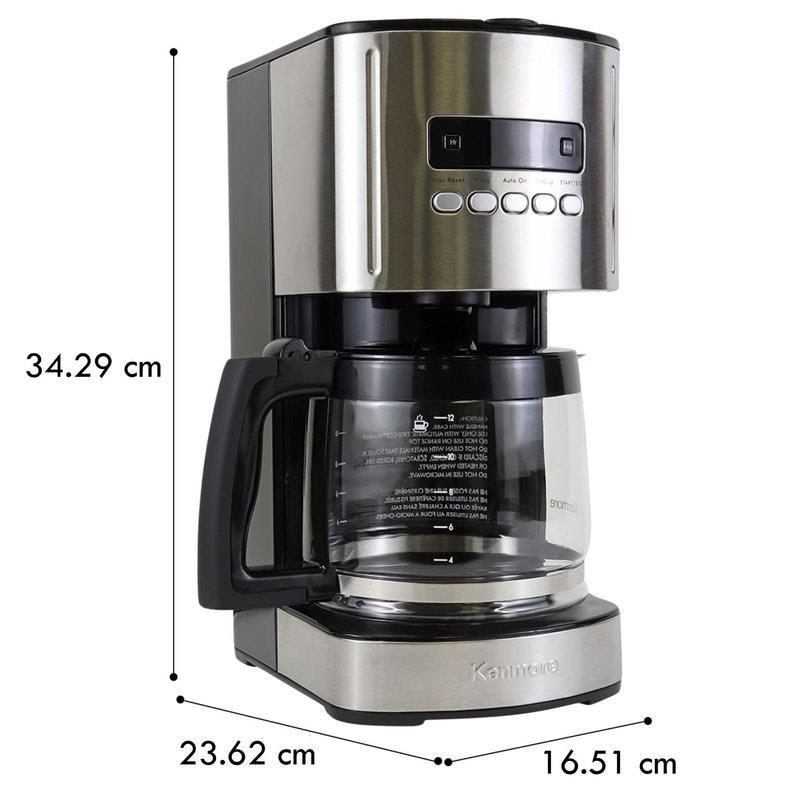 Kenmore 12-Cup Drip Coffee Machine Black