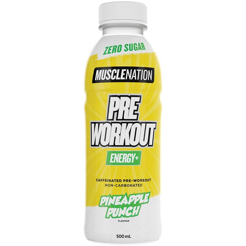 Muscle Nation RTD Pre-Workout Pineapple 500ml