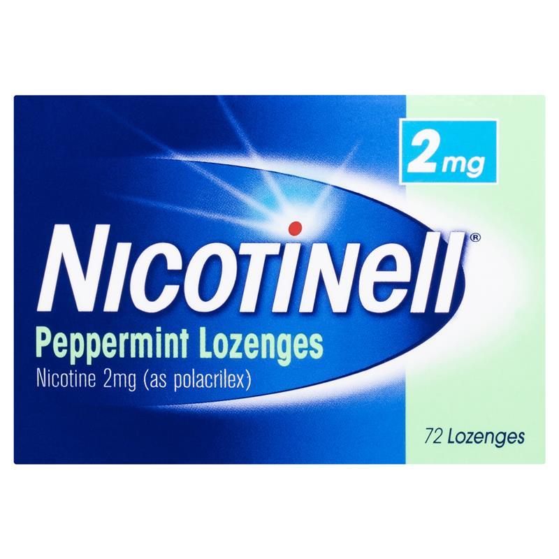 Nicotinell Lozenge Peppermint 2mg 72