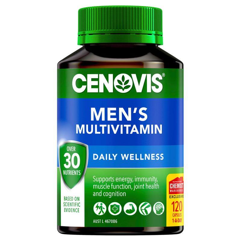Cenovis Mens Multi 120 Capsules Exclusive Size