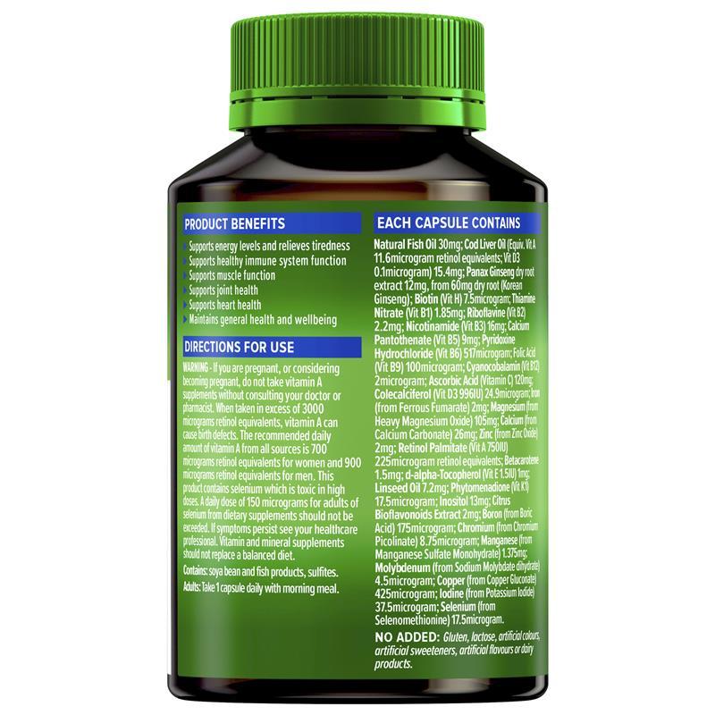 Cenovis Men's 50+ Multivitamin 120 Capsules Exclusive Size