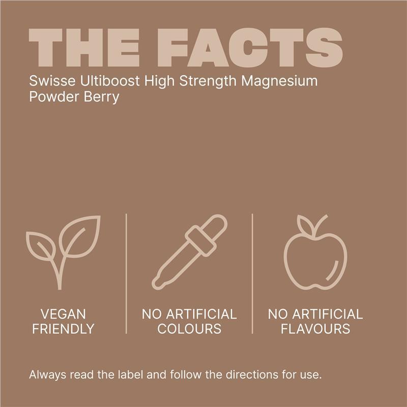 Swisse Ultiboost High Strength Magnesium Powder Berry 360g