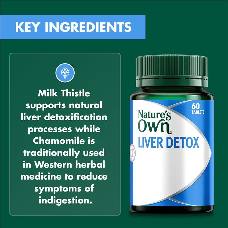 Nature's Own Liver Detox 60 Tablets