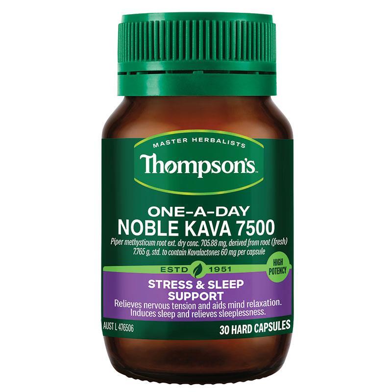 Thompsons One-A-Day Noble Kava 7500 30 Capsules